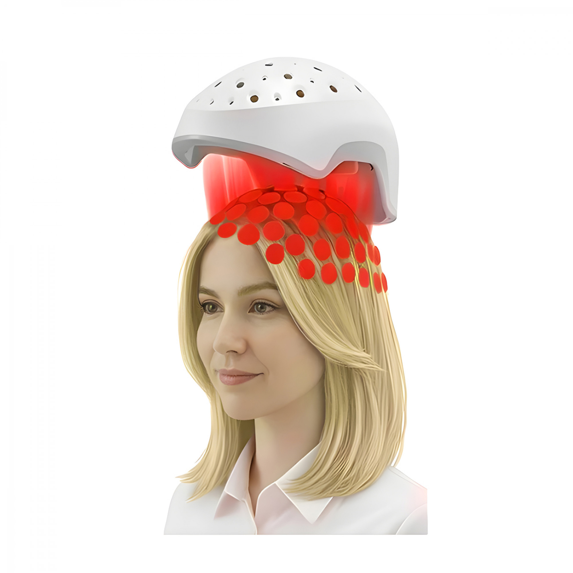 Пристрій у формі шолома призначений для лікування волосся Theradome EVO Laser Helmet